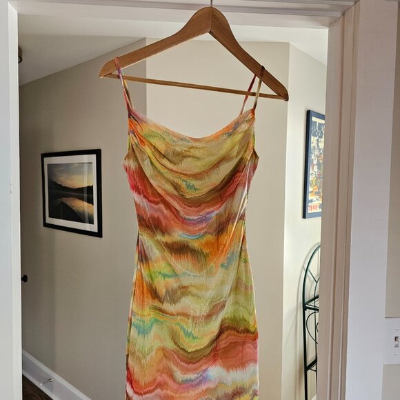 Clara Printed Mini Dress - Picture 1 of 12